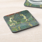 Schloss Kammer am Attersee III von Gustav Klimt Getränkeuntersetzer (Linke Seite)