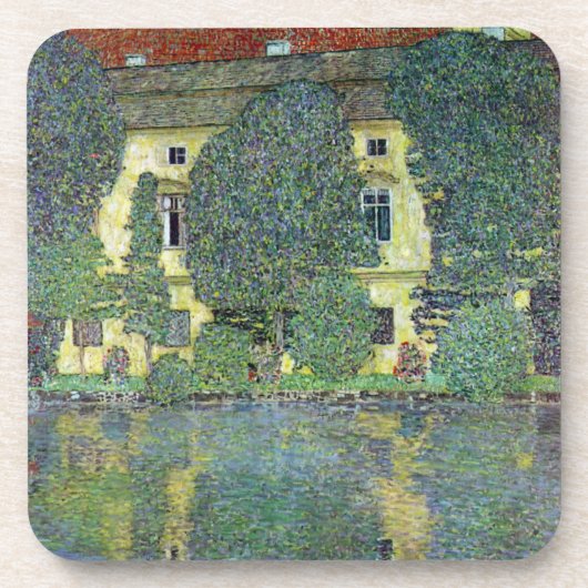 Schloss Kammer am Attersee III von Gustav Klimt Getränkeuntersetzer (Vorderseite)