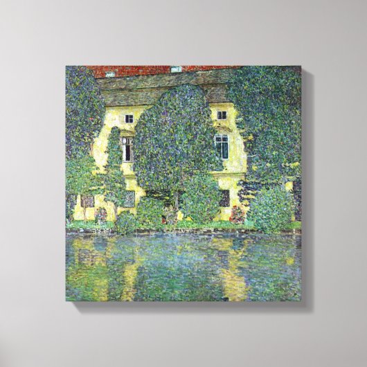 Schloss Kammer am Attersee III von Gustav Klimt Leinwanddruck (Vorderseite)