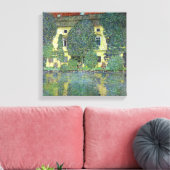 Schloss Kammer am Attersee III von Gustav Klimt Leinwanddruck (Insitu (Wohnzimmer))