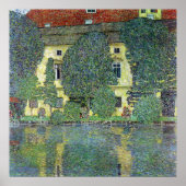 Schloss Kammer am Attersee III von Gustav Klimt Poster (Vorne)