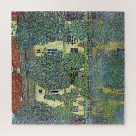 Schloss Kammer am Attersee III von Gustav Klimt Puzzle (Vertikal)