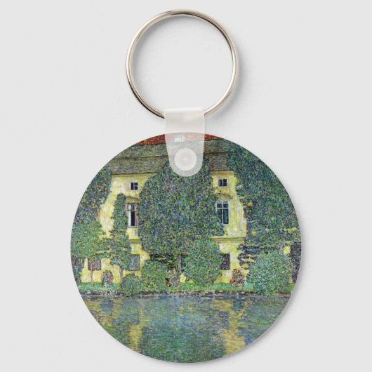 Schloss Kammer am Attersee III von Gustav Klimt Schlüsselanhänger (Vorderseite)