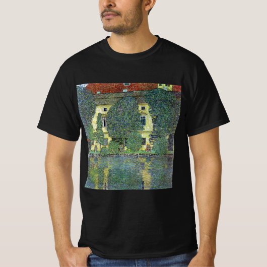 Schloss Kammer am Attersee III von Gustav Klimt T-Shirt (Vorderseite)