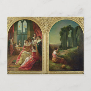 Schloss Kenilworth - Vergangenheit und Gegenwart,  Postkarte