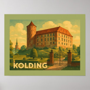 Schloss Kolding Dänemark Poster