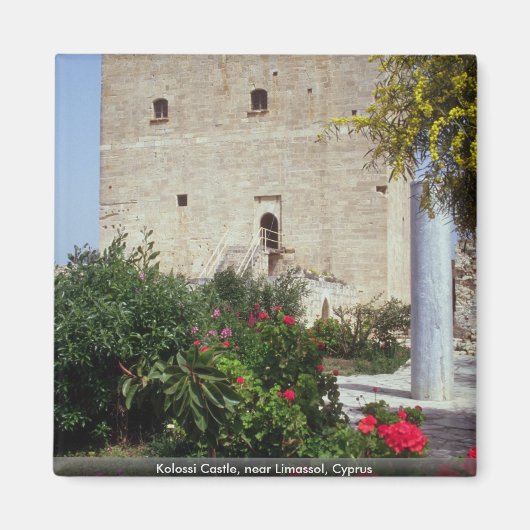 Schloss Kolossi, in der Nähe von Limassol, Zypern Magnet (Vorne)