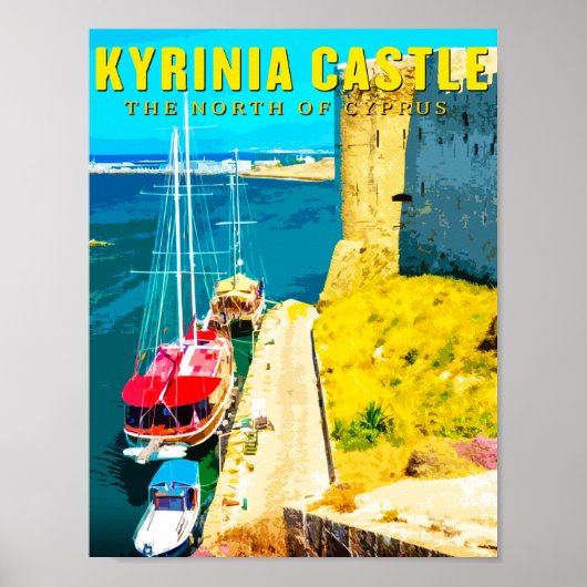 Schloss Kyrenia - Der Norden von Zypern Poster (Vorne)