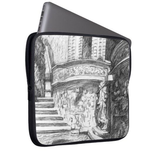 Schloss Laptopschutzhülle (Vorne Rechts)