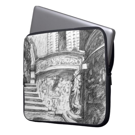 Schloss Laptopschutzhülle (Vorderseite Links)