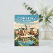 Schloss Lednice Tschechien Postkarte (Stehend Vorderseite)
