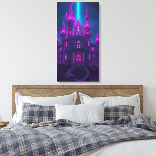 Schloss leinwanddruck (Insitu (Schlafzimmer))