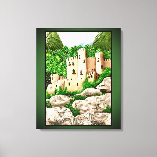 Schloss Leinwanddruck (Vorderseite)