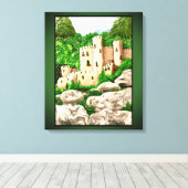 Schloss Leinwanddruck (Insitu (Holzboden))