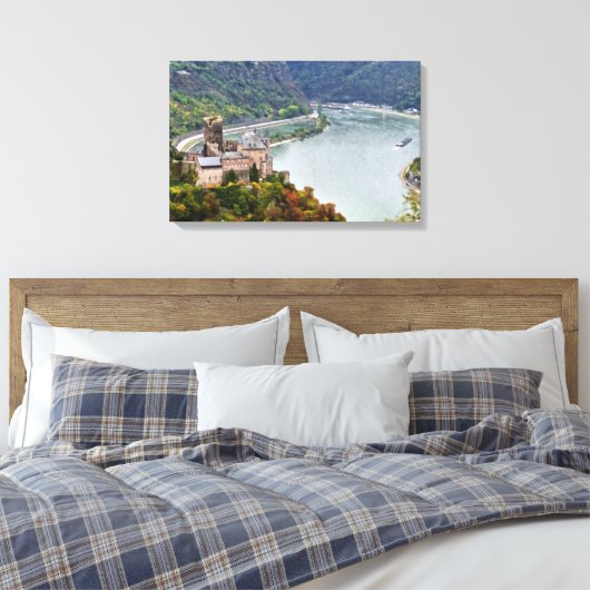 Schloss Leinwanddruck (Insitu (Schlafzimmer))