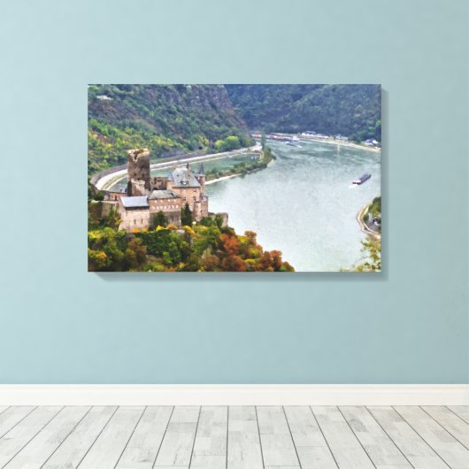 Schloss Leinwanddruck (Insitu (Holzboden))