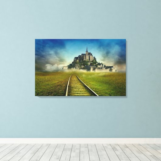 Schloss Leinwanddruck (Insitu (Holzboden))