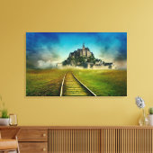 Schloss Leinwanddruck (Insitu (Wohnzimmer))