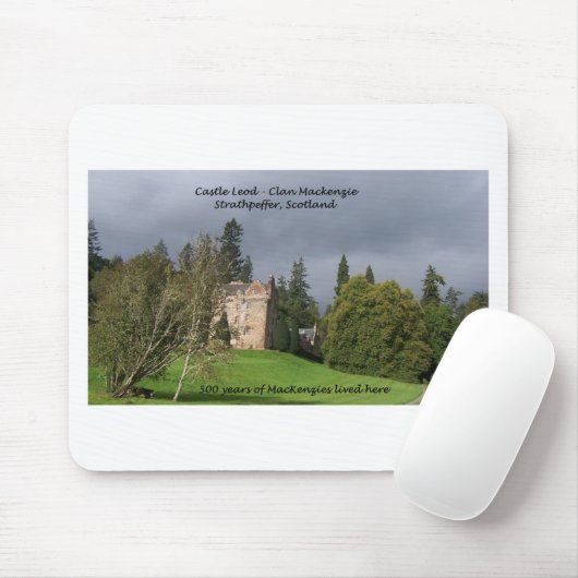 SCHLOSS LEOD - Clan Schottlands der Mackenzie Mousepad (Mit Mouse)