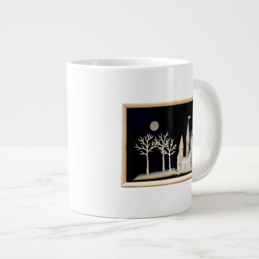 Schloss-Leuchtkasten 2013 Jumbo-Tasse (Vorderseite Rechts)