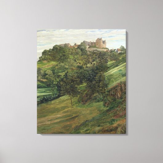 Schloss Lichtenberg in Odenwald, 1900 Leinwanddruck (Vorderseite)