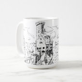 Schloss Lichtenstein Kaffeetasse (Vorderseite Links)