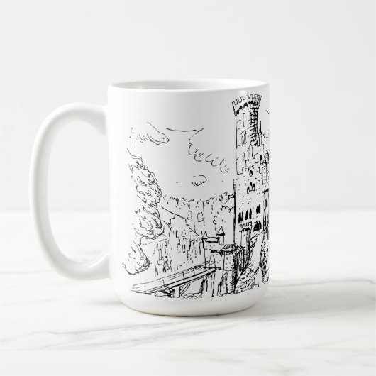 Schloss Lichtenstein Kaffeetasse (Links)