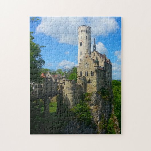 Schloss Lichtenstein Reutlingen Deutschland. Puzzle (Vertikal)
