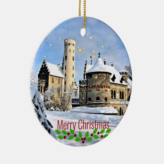 Schloss Liechtenstein, hübsche Urlaubsplanung Keramik Ornament (Rechts)