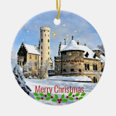 Schloss Liechtenstein, hübsche Urlaubsplanung Keramik Ornament (Vorne)