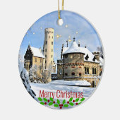 Schloss Liechtenstein, hübsche Urlaubsplanung Keramik Ornament (Links)