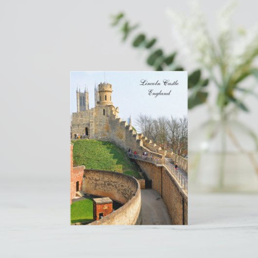 Schloss Lincon Postkarte (Stehend Vorderseite)