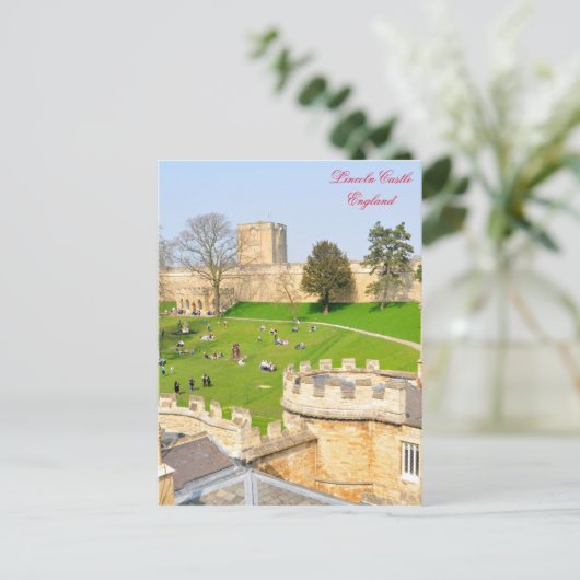 Schloss Lincon Postkarte (Stehend Vorderseite)
