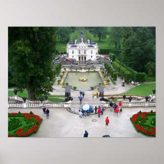 Schloss Linderhof in Bayern, Deutschland Poster