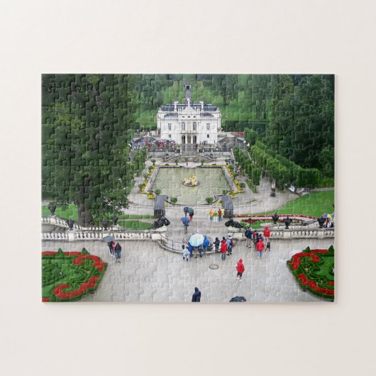 Schloss Linderhof in Bayern, Deutschland Puzzle (Horizontal)
