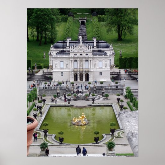 Schloss Linderhof Poster (Vorne)