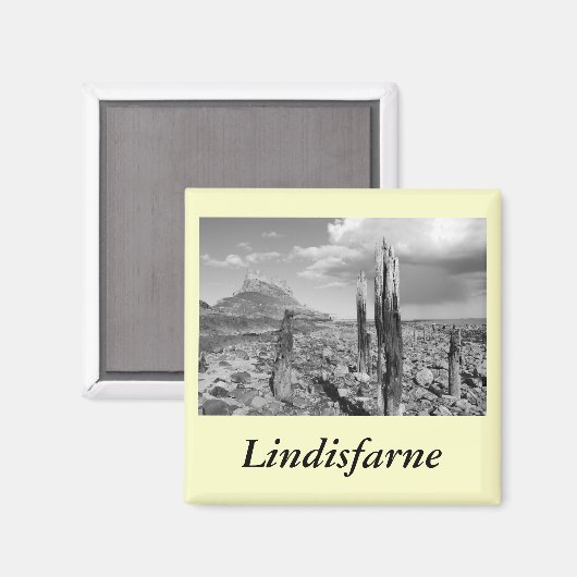 Schloss Lindisfarne Magnet (Vorderseite/Rückseite)