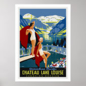 Schloss Louise, Banff Vintage Poster (Vorne)