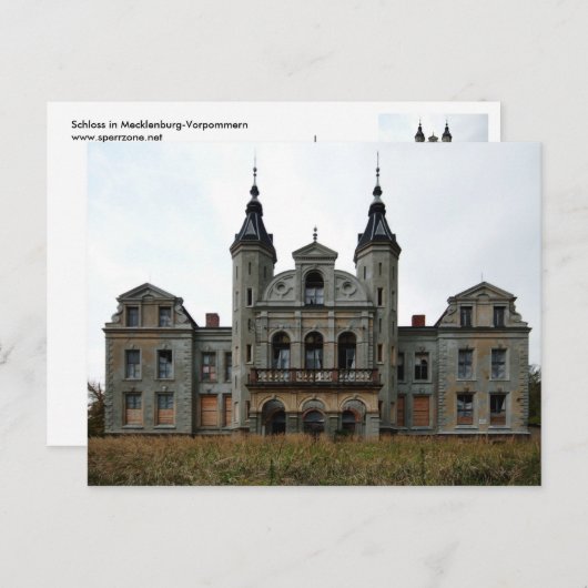 Schloss M 1 Postkarte (Vorne/Hinten)