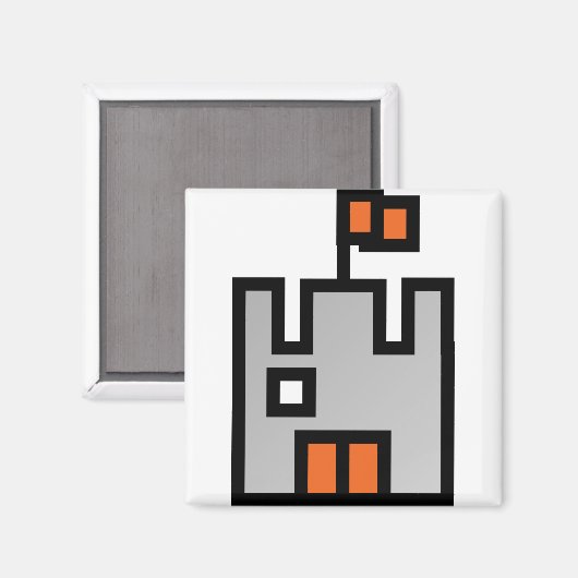 Schloss Magnet (Vorderseite/Rückseite)