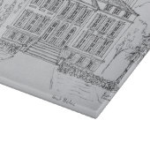 Schloss Margaux| Bordeaux, Frankreich Schneidebrett (Ecke)