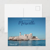 Schloss Marseille Postkarte (Vorne/Hinten)