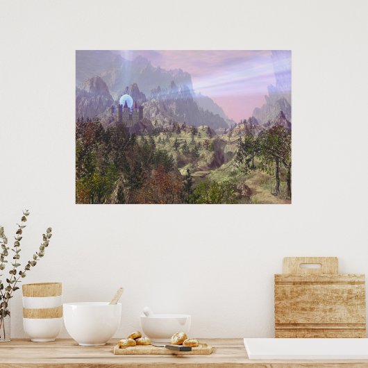 Schloss Melizods Poster (Küche)