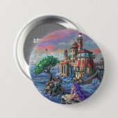 Schloss Mermaid Button (Vorne & Hinten)