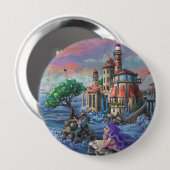 Schloss Mermaid Button (Vorne & Hinten)