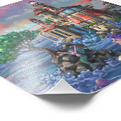 Schloss Mermaid Fotodruck (Ecke)