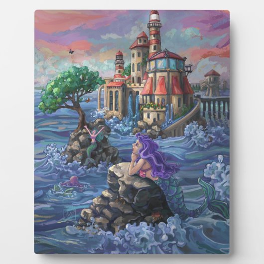 Schloss Mermaid Fotoplatte (Vorderseite)