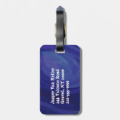 Schloss Mermaid Gepäckanhänger (Rückseite vertikal)