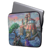 Schloss Mermaid Laptopschutzhülle (Vorderseite Links)