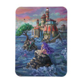 Schloss Mermaid Magnet (Vertikal)